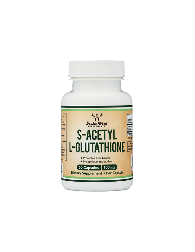 S-Acetyl-L-Glutathione/ S-Ацетил-L-Глутатион, 60 капсули Double Wood - Feel You