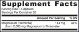 Magmind | Μαγνήσιο L-θρεονικό magtein® 90 ксии