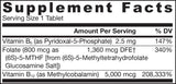 Metílico B -12 5000 mcg e folato de metila 800 mcg - 60 comprimidos sublinguais