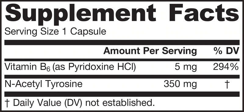 N-Acetyl Tyrosine 350 mg - 120 capsules