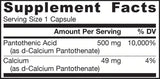Kyselina pantoténová B5 500 mg - 100 kapsúl