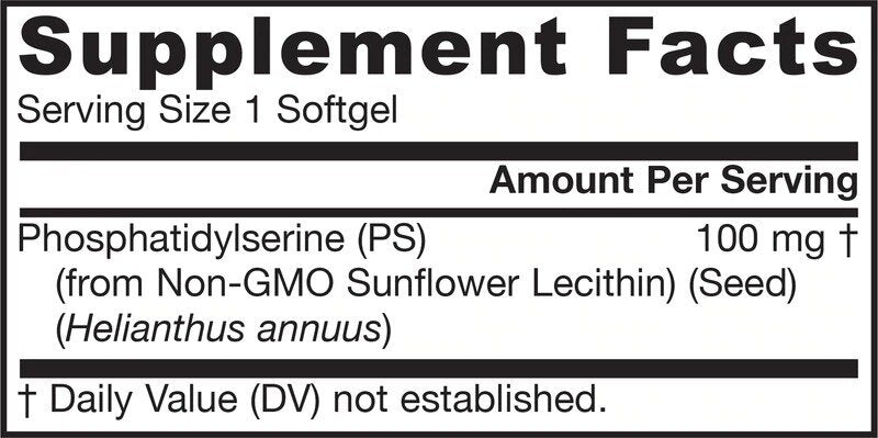 PS 100 / Phosphatidylserine - 30 Гел капсули - Feel You