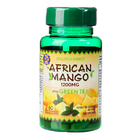 African Mango 1200 mg / with Green Tea - 60 каплети - Feel You