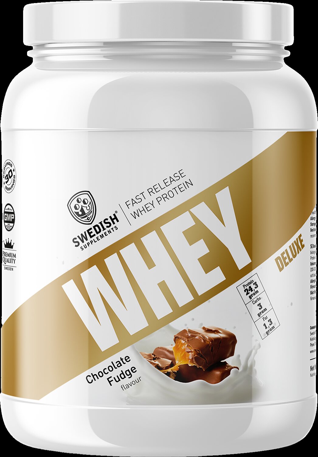 SWEDISH Supplements Whey Protein Deluxe [900 грама, 27 Дози] - Feel You