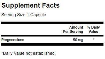 Pregnenolone - Super Strength 50mg. / 60 Caps - 0 - Feel You