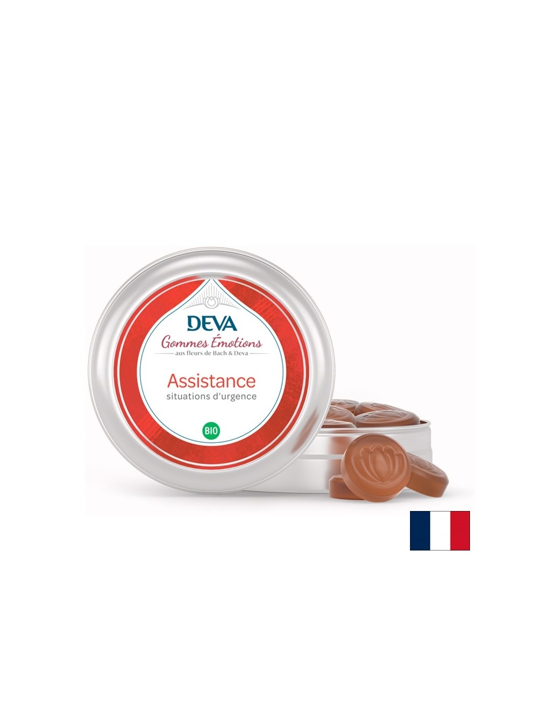For stress and fear - Chewing herbal candies "First Aid" according to the method of Dr. Bach, 45 g