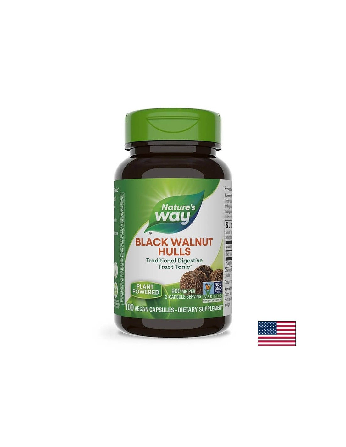 Black Walnut 500 mg - 100 capsules