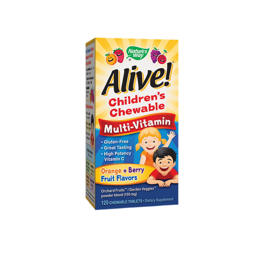 <tc>Alive</tc>! Otroške žvečljive multivitaminske tablete - 120 žvečljivih tablet