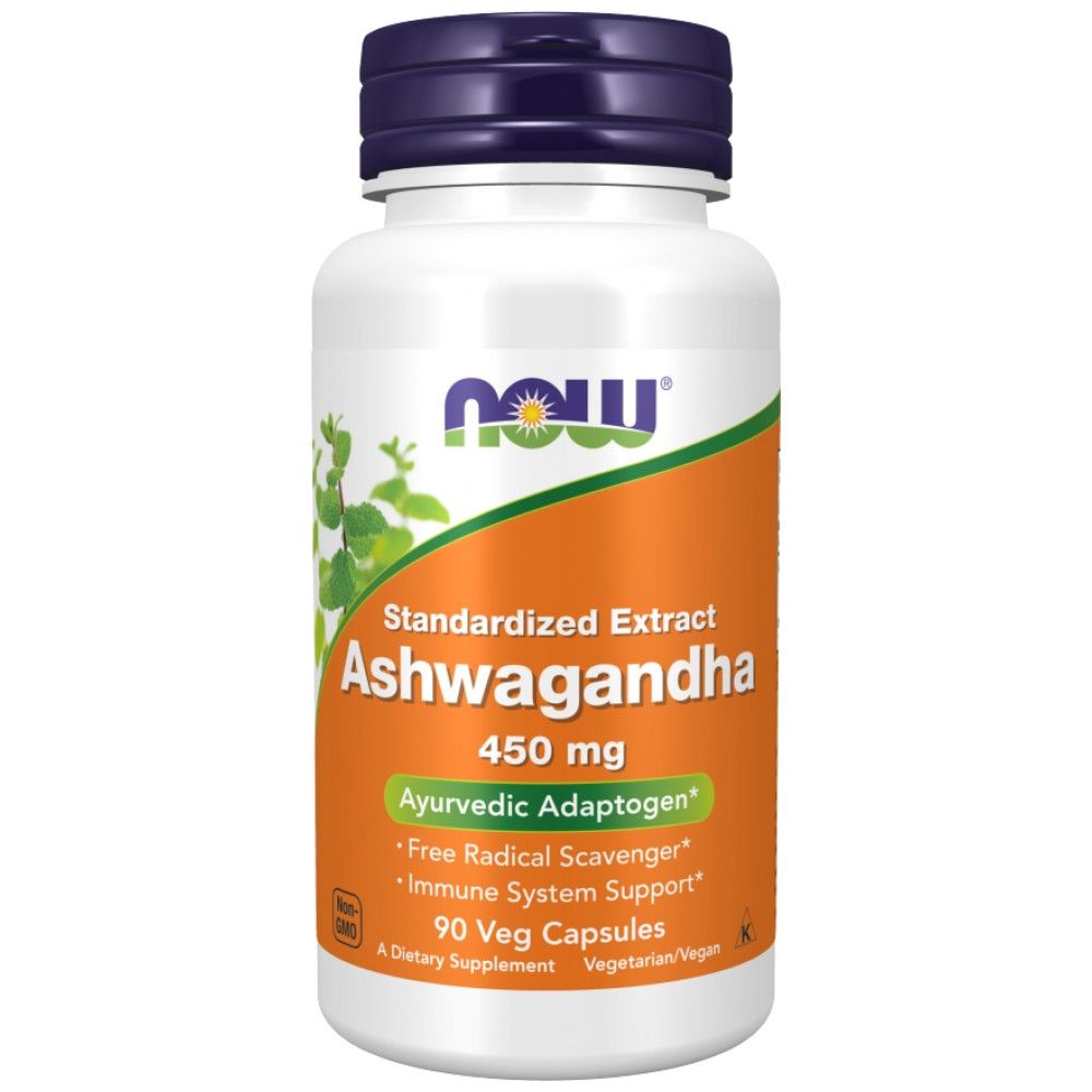 Ashwagandha ekstraktas 450 mg - 90 kapsulių