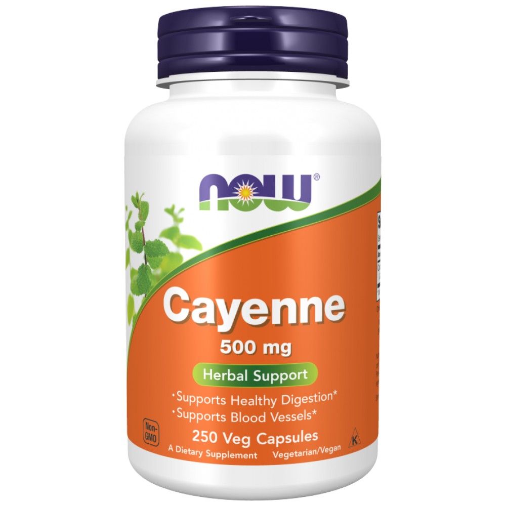 Cayenne 500 mg - 250 kapsulės