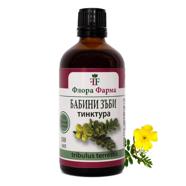 Tribulus Terrestis Бабини зъби 750 мг – тинктура 100 мл FLORA FARMA - Feel You