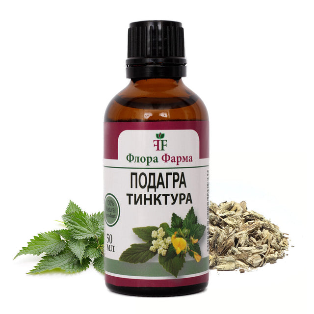 Подагра 750 мг – тинктура 50 мл FLORA FARMA - Feel You