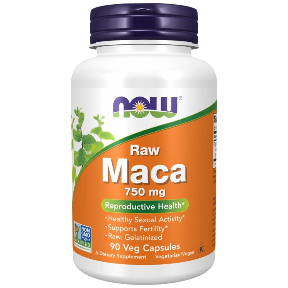 Neapdorotas Maca 6: 1 koncentratas 750 mg - 90 kapsulių