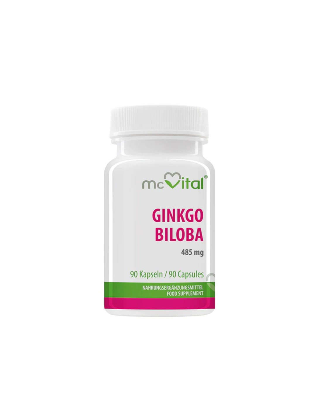 Memory and concentration - Ginkgo biloba, 485 mg x 90 capsules