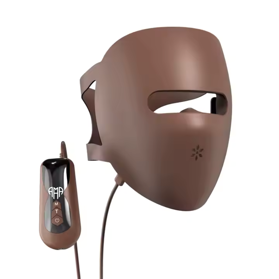 4D LED facial mask with photon therapy - 82 LEDs x 4 types of light