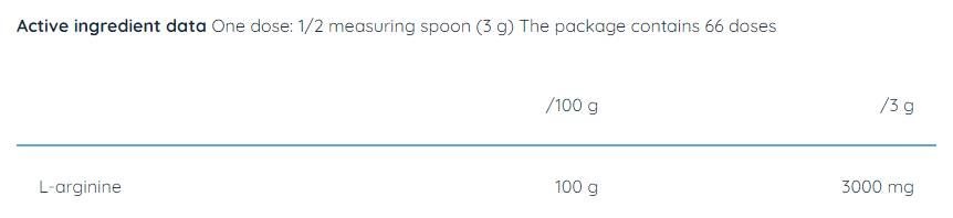 L-Arginine Pulver | 100% Pure - 200 Gramm