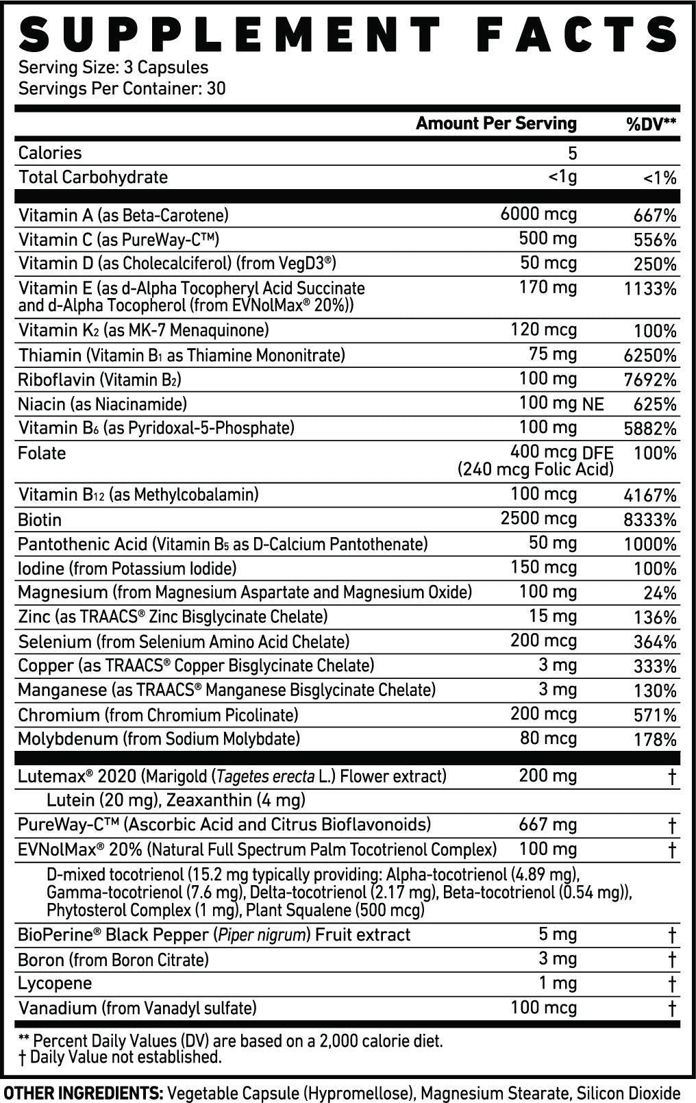 Multi | Sport Vitamins & Minerals - 90 капсули - Feel You