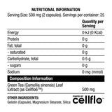 Cellflo6 Green Tea | Amplify Series - 14 capsules