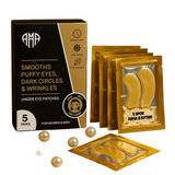 Eye patches with collagen and gold essence - /5 pcs. in a box/