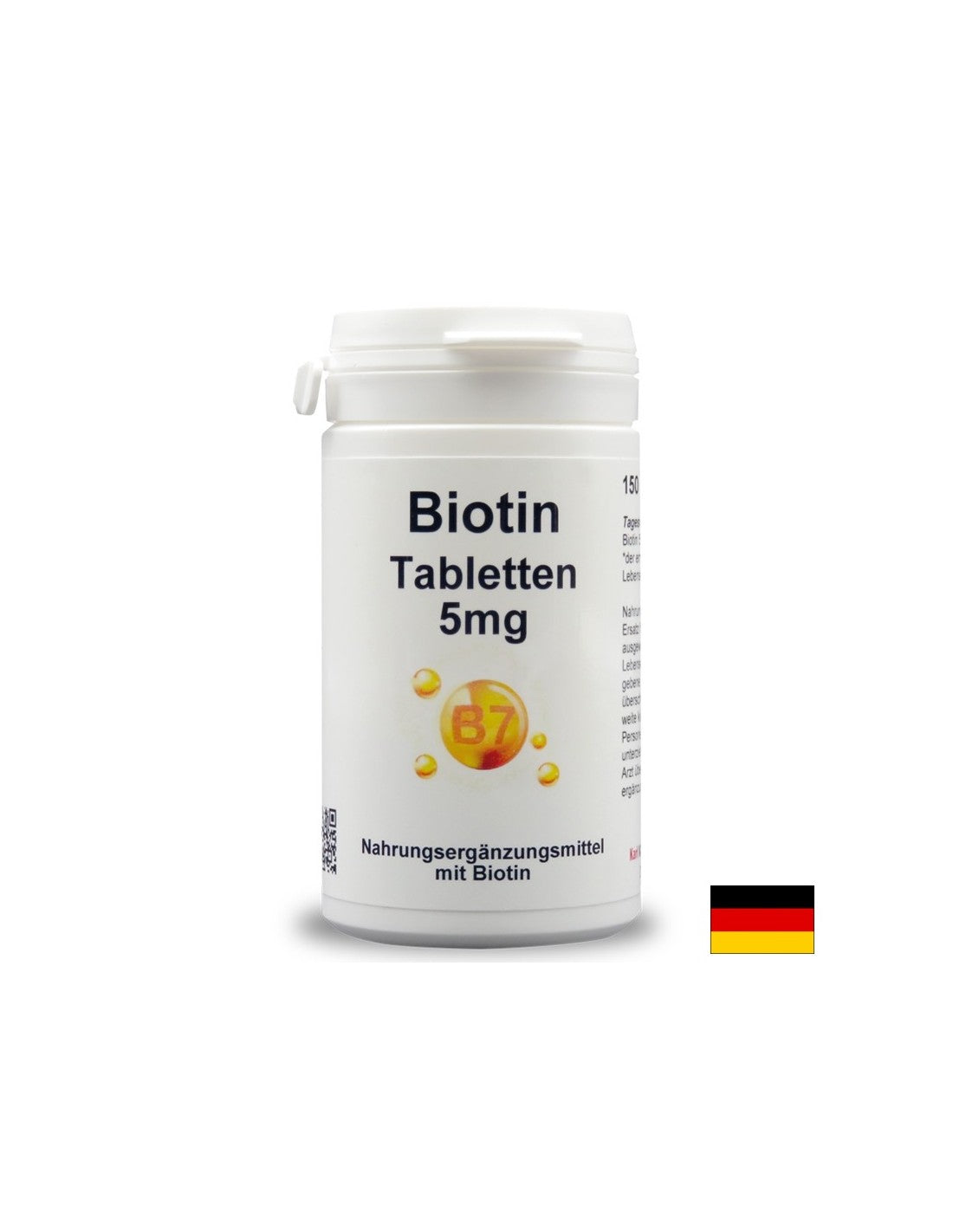 Haar, huid en nagels - Biotine, 5 mg x 150 tabletten