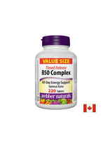 Energy, brain activity and cardiovascular system - Vitamin B50 Complex, 220 tablets