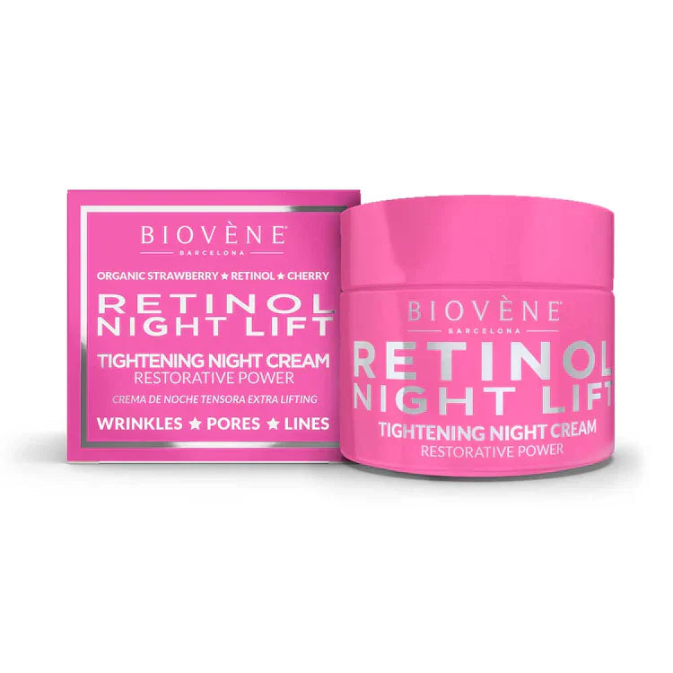 Retinol night firming cream with active ingredients for regeneration 50 ml