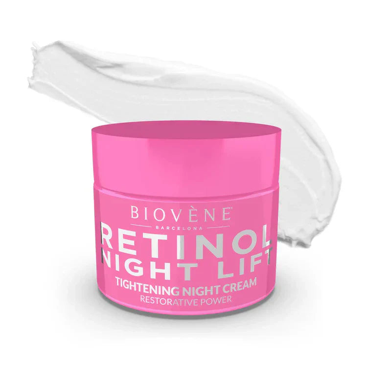 Retinol night firming cream with active ingredients for regeneration 50 ml