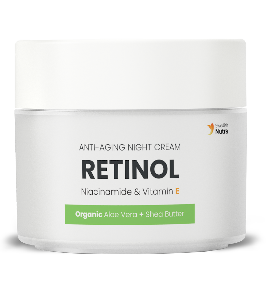 Krem na noc z retinolem, kwasem hialuronowym i kolagenem 50 ml <tc>Swedish Nutra</tc>