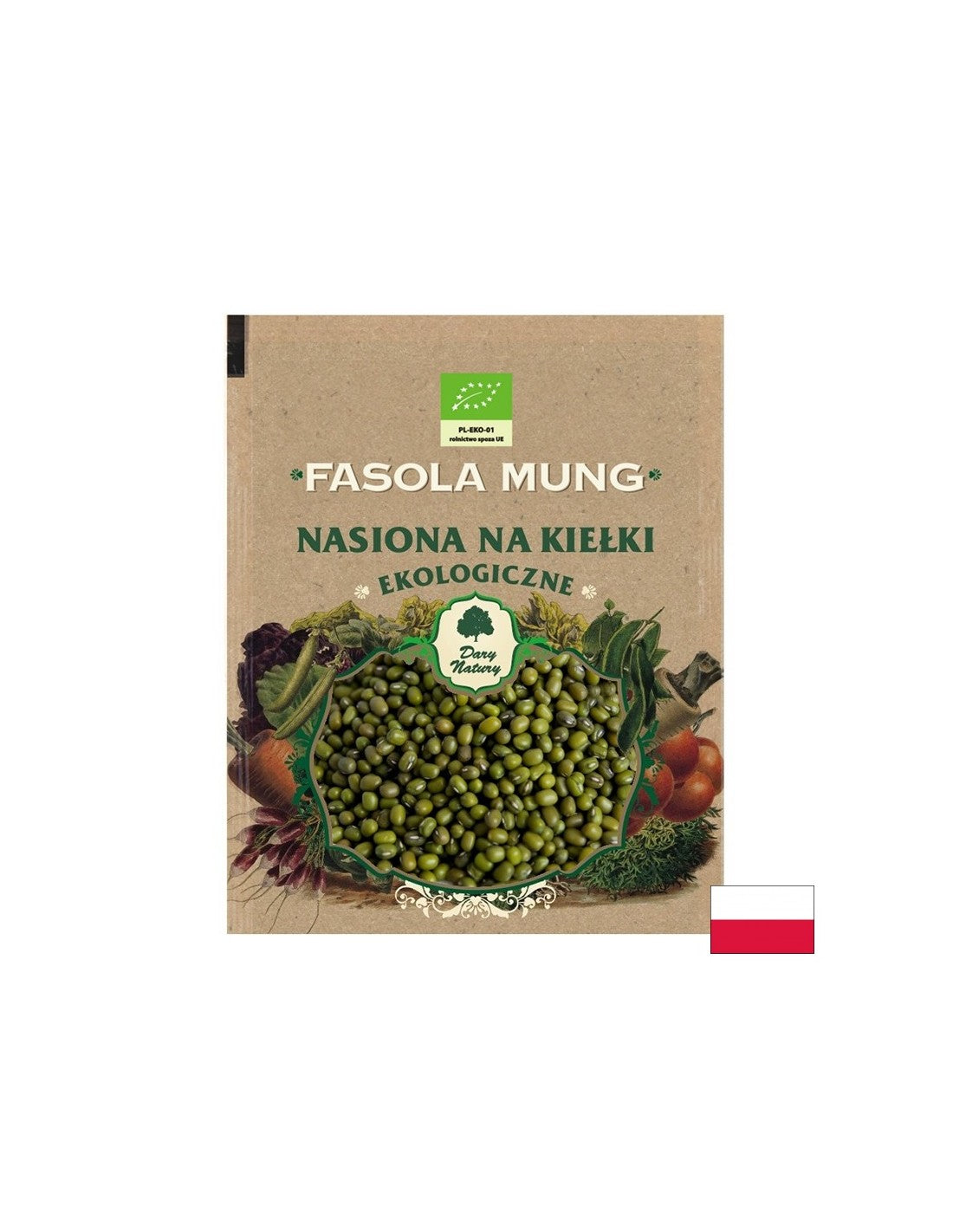 Mung beans - Seeds for sprouts Bio, 50 g Dary Natury
