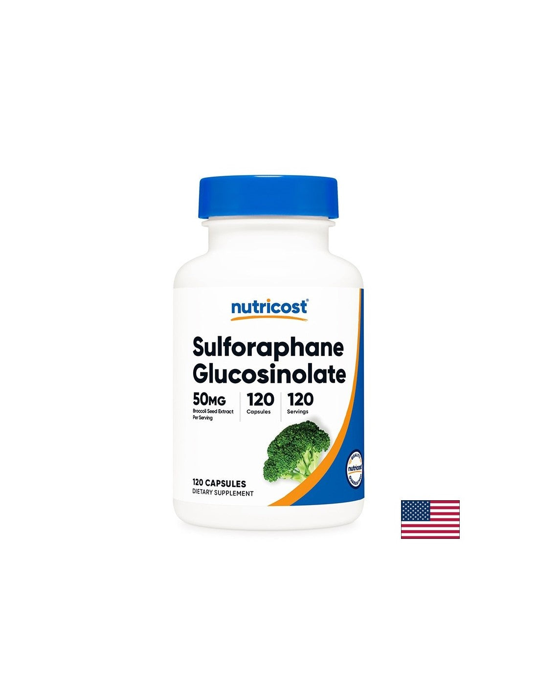 Antioxidante para el hígado, el cerebro y la inmunidad - glucosinolato de sulforafano, 50 mg x 120 cápsulas