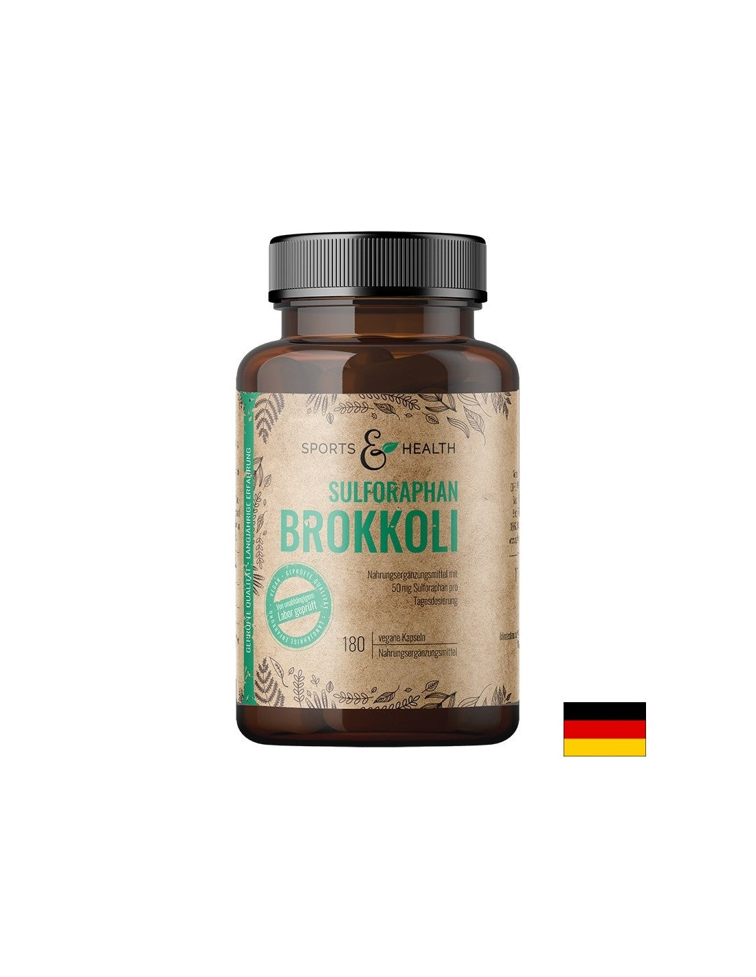 Equilibrio hormonal - Sulforafano (extracto de brócoli) 50 mg, 180 cápsulas <tc>Sports & Health Solutions</tc>