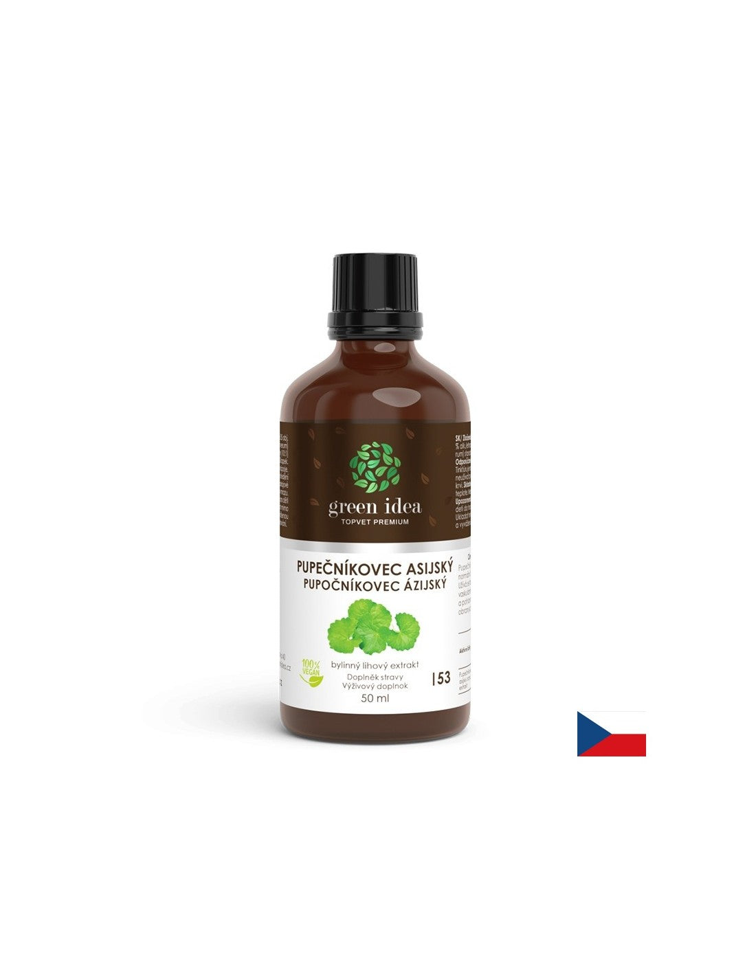 Pro krevní oběh, žilní systém a mozek - gotu kola, 50 ml tinktura