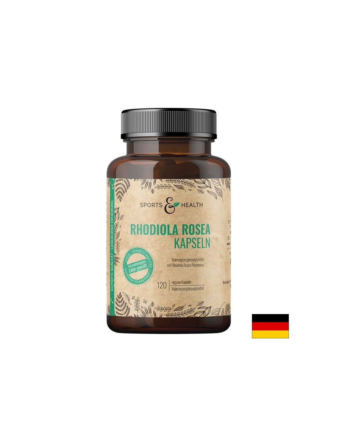 Stress en goed humeur - gouden wortel, 500 mg x 120 capsules