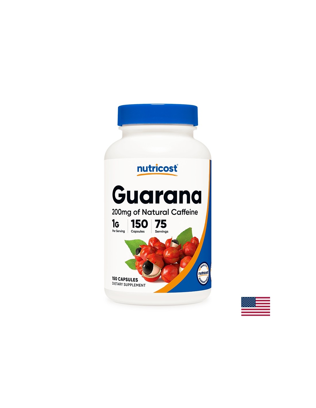 Gewiicht Reduktioun - Guarana, 500 mg / 150 nutesch Klappen