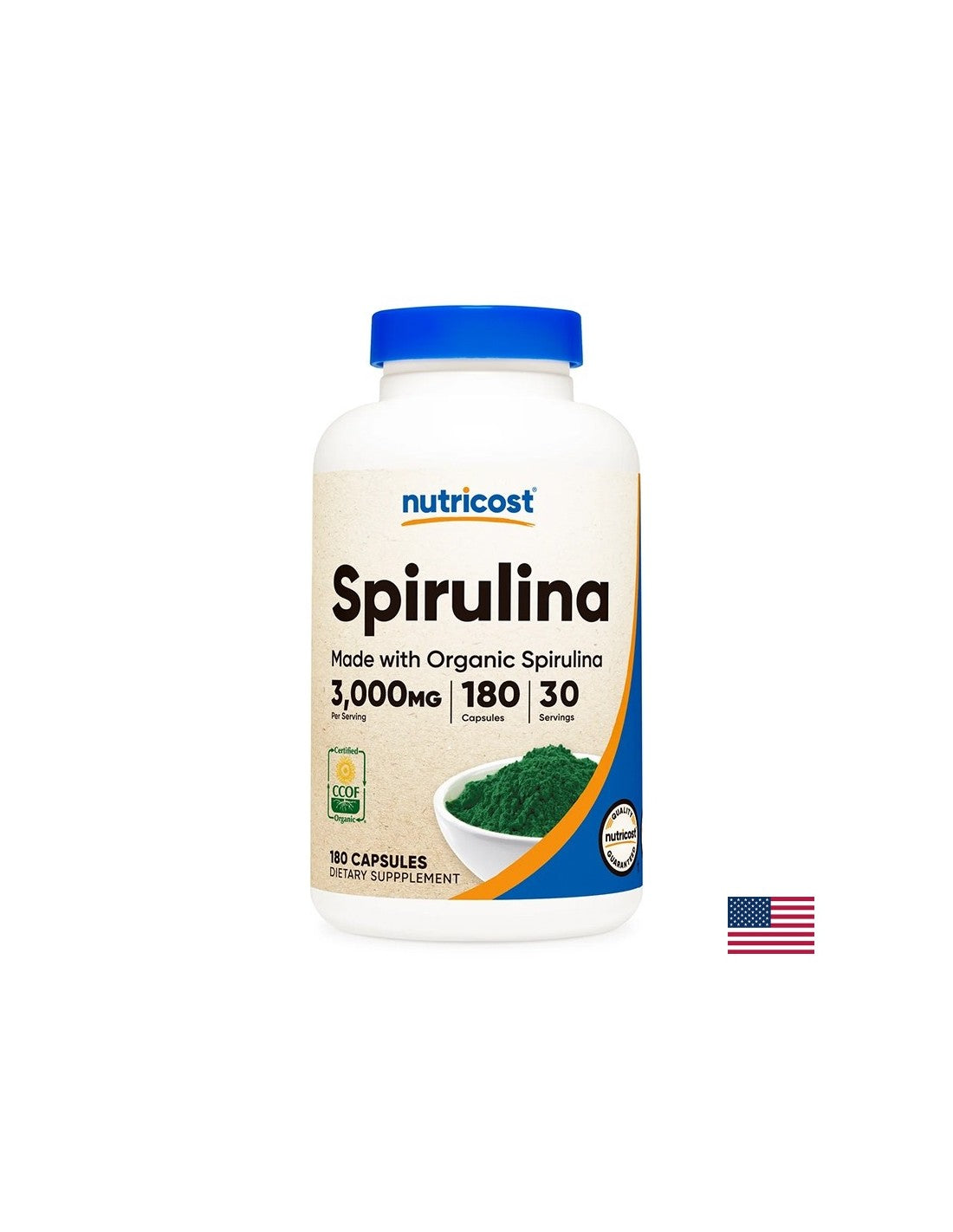 Immunitéit, Super Antioxidant - Spirulina, 500 mg x 180 Kapselen
