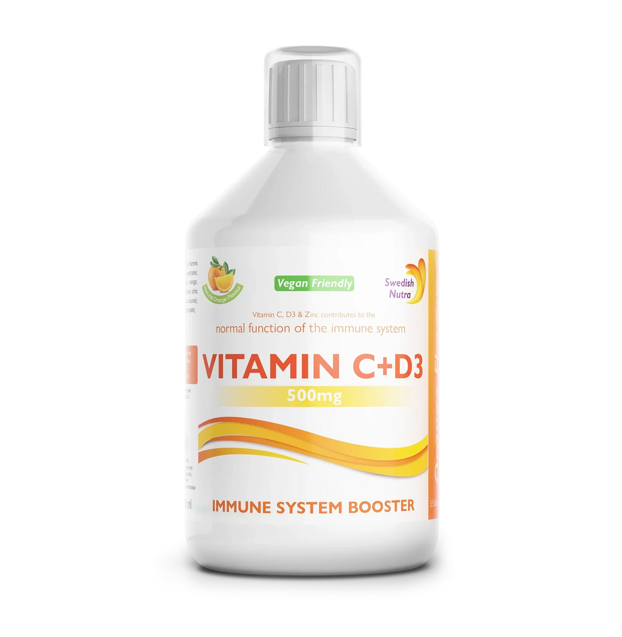 Vitamin C 500mg + D3 + Zinc - 500 ml