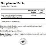 Hydrolyzed Fish Collagen Type 1 60 capsules