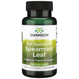 Folha de spearmint de espectro completo 400 mg 60 cápsulas