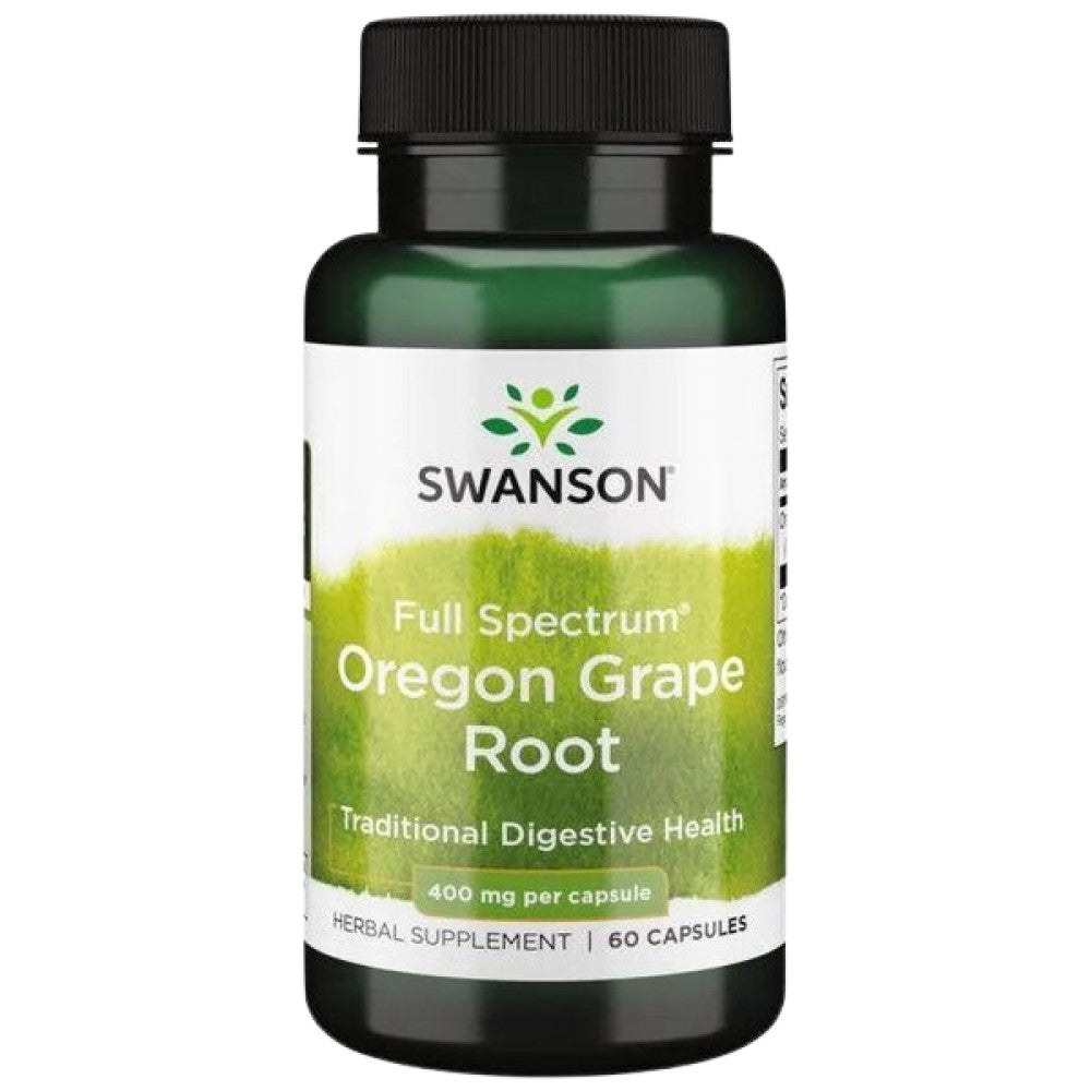 Full Spectrum Oregon Grape Root 400 mg 60 capsules