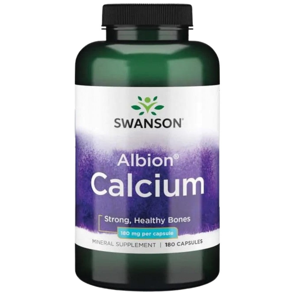 Albion Chelated Calcium 180 mg 180 capsules