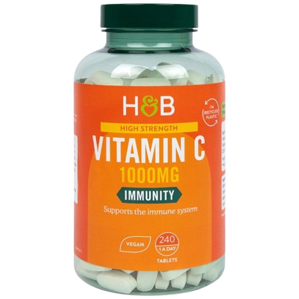 Vitamina C 1000 mg de alta resistencia - 240 tabletas