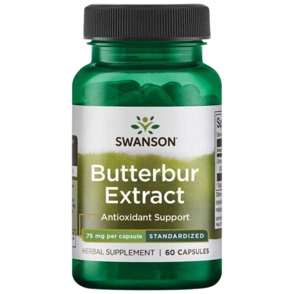 Butterbur ekstraktas 75 mg 60 kapsulės