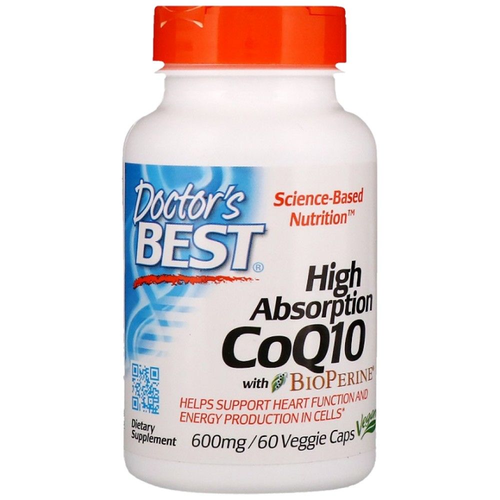 Bester COQ10 mit Bioperin 600 mg - 60 Kapseln