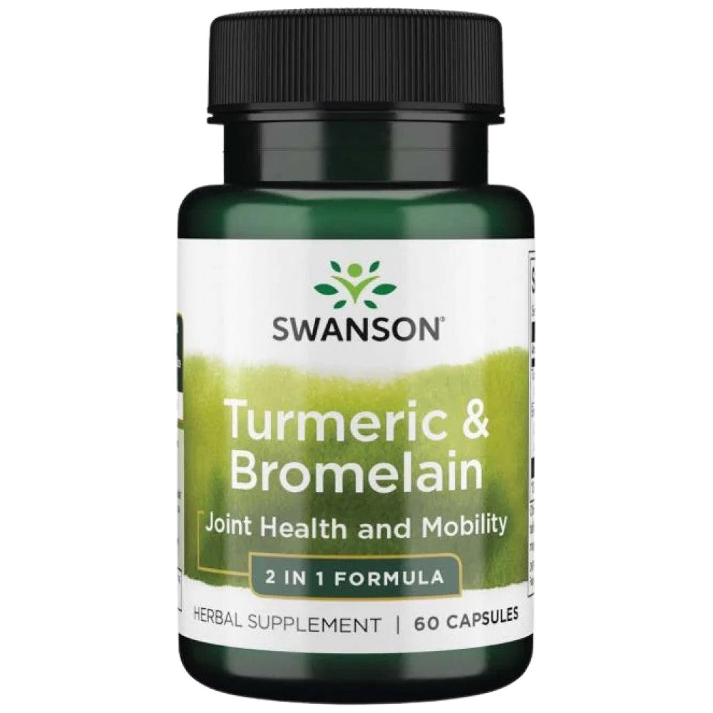 Turmeric and bromelain 60 capsules