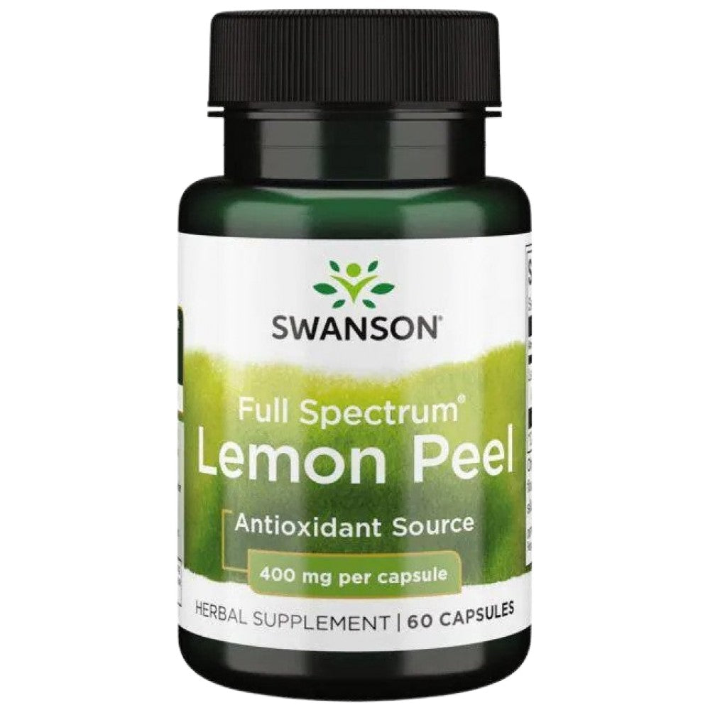 Full Spectrum Lemon Peel 400 mg 60 capsules