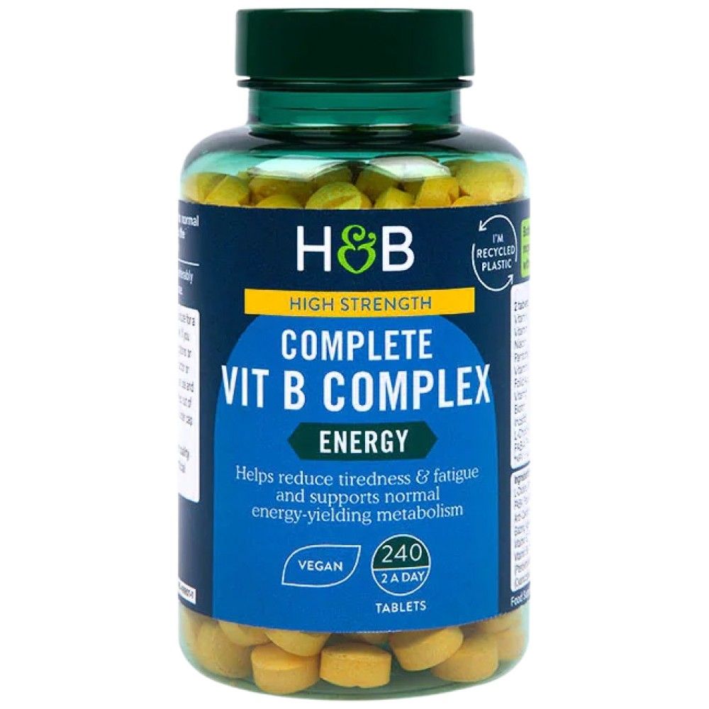 High Strength | Complete Vit B Complex - 240 tablets