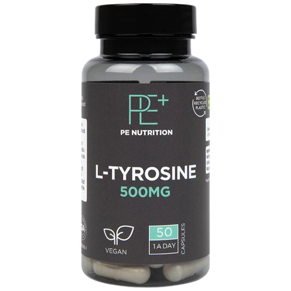 Nutrição PE | L -Tyrosina 500 mg - 50 cápsulas