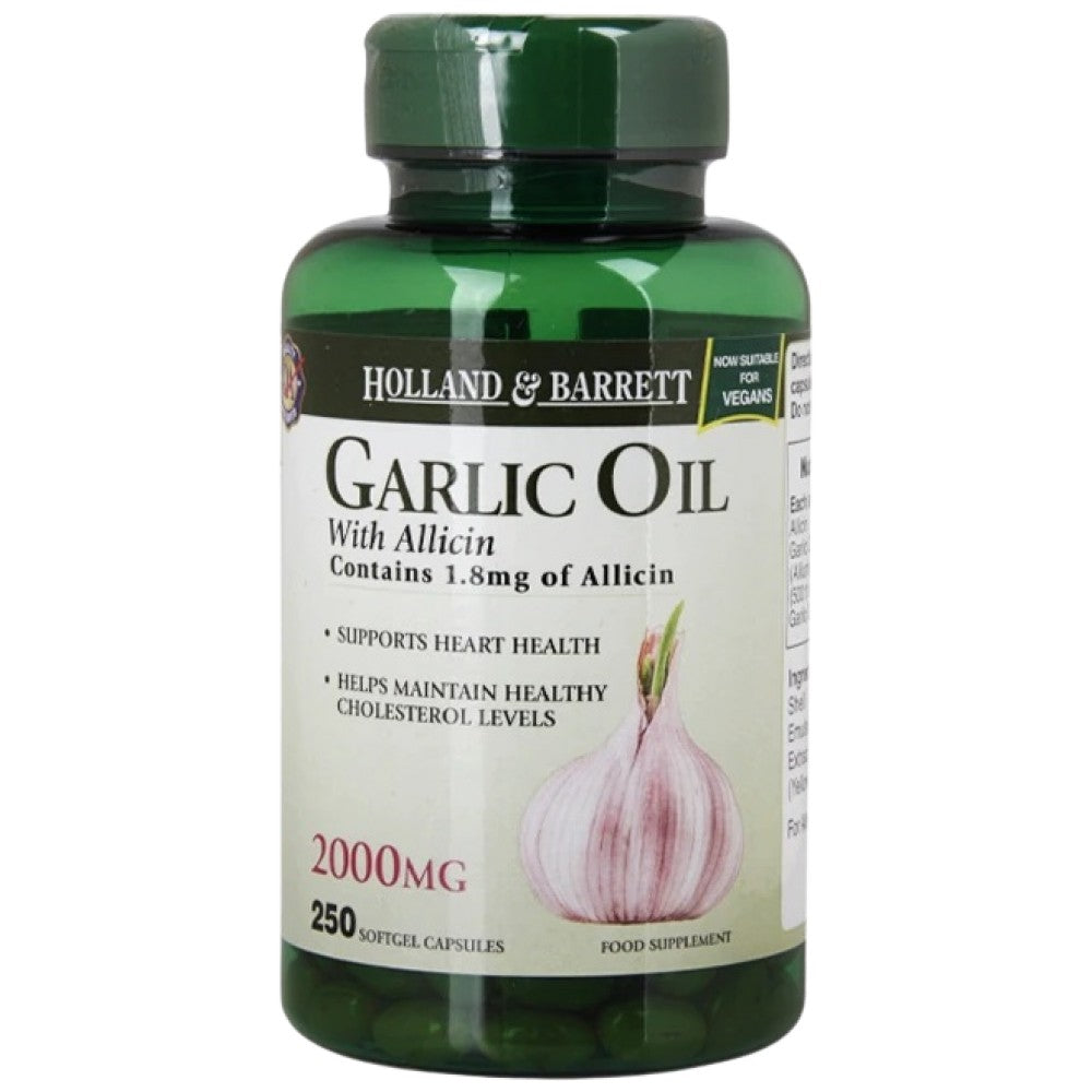 Garlic Oil with Allicin 2000 mg - 250 capsules