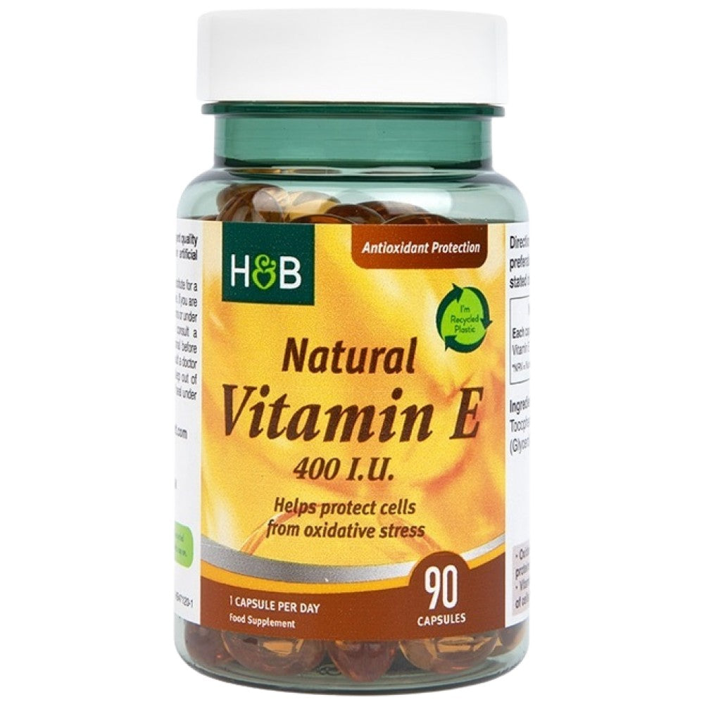 Natural Vitamin E 400 IU - 90 капсули - Feel You