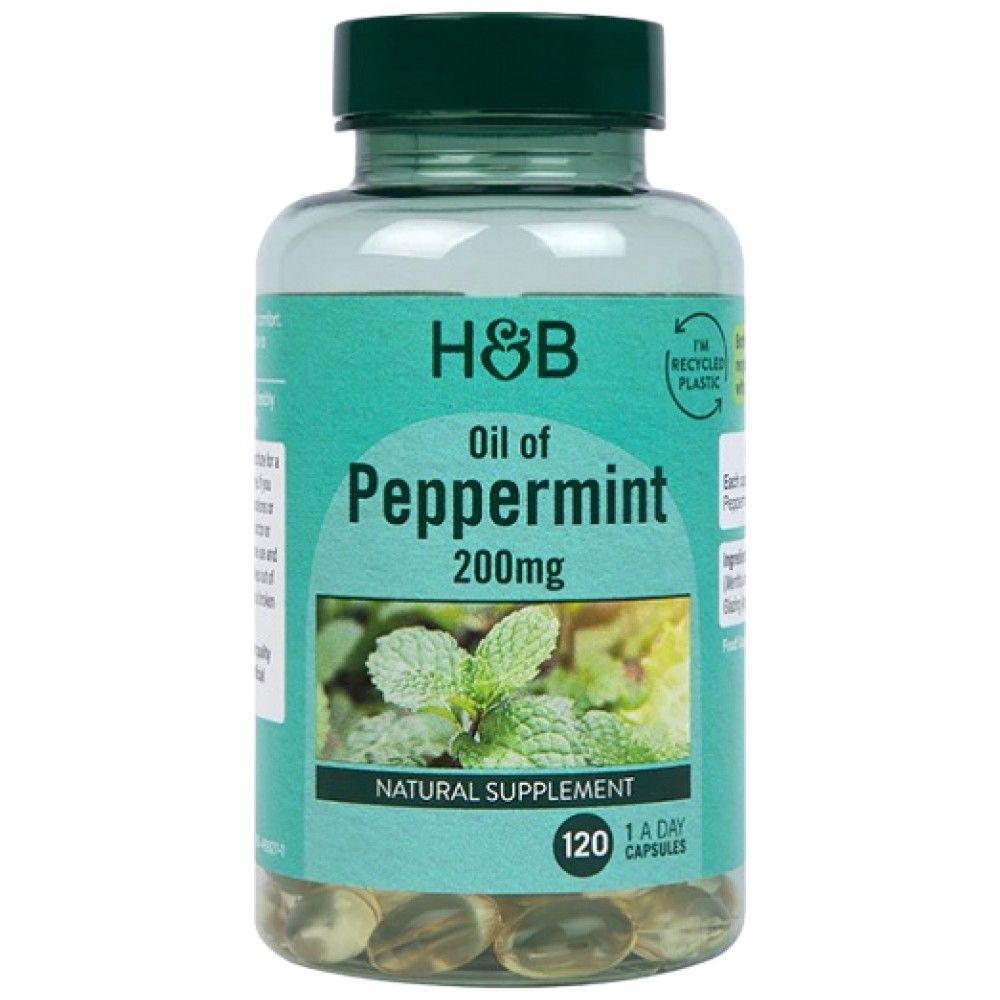 Oil of Peppermint 200 mg - 120 капсули